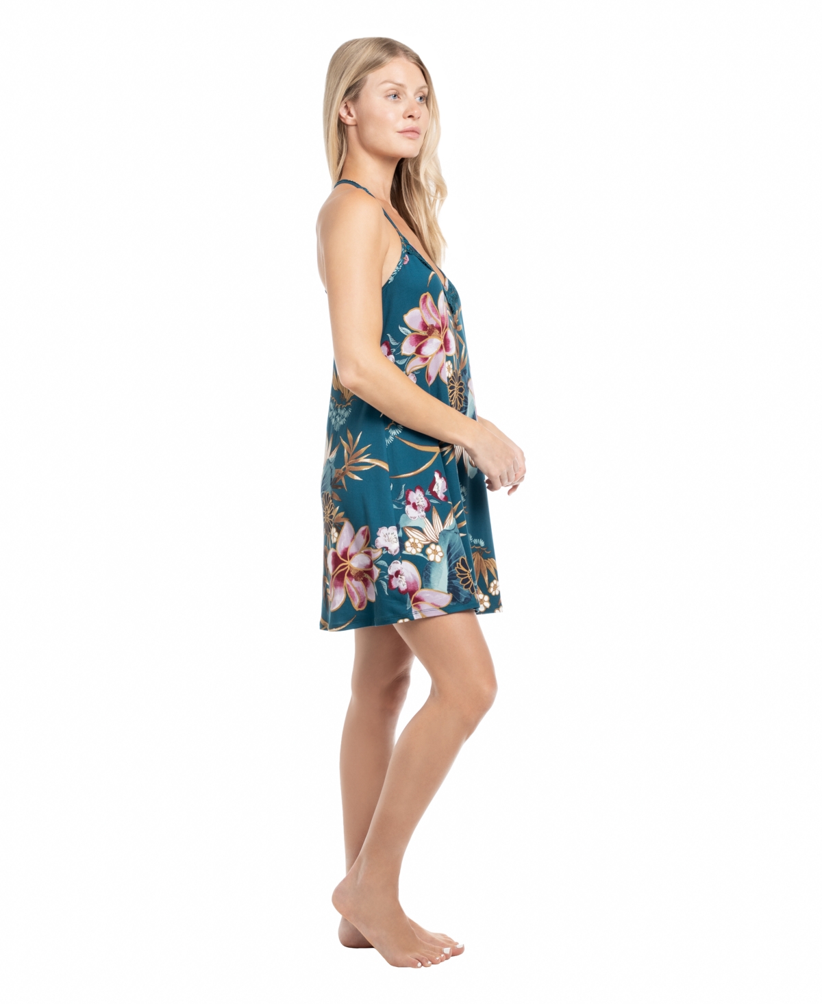 Linea Donatella Women's Scoop Neck Chemise In Multi