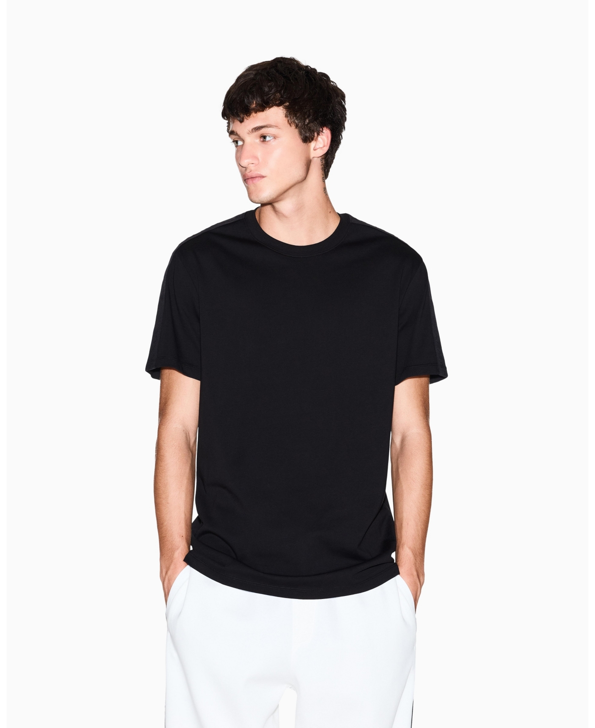 A|X Armani Exchange Men's Grosgrain Logo T-Shirt