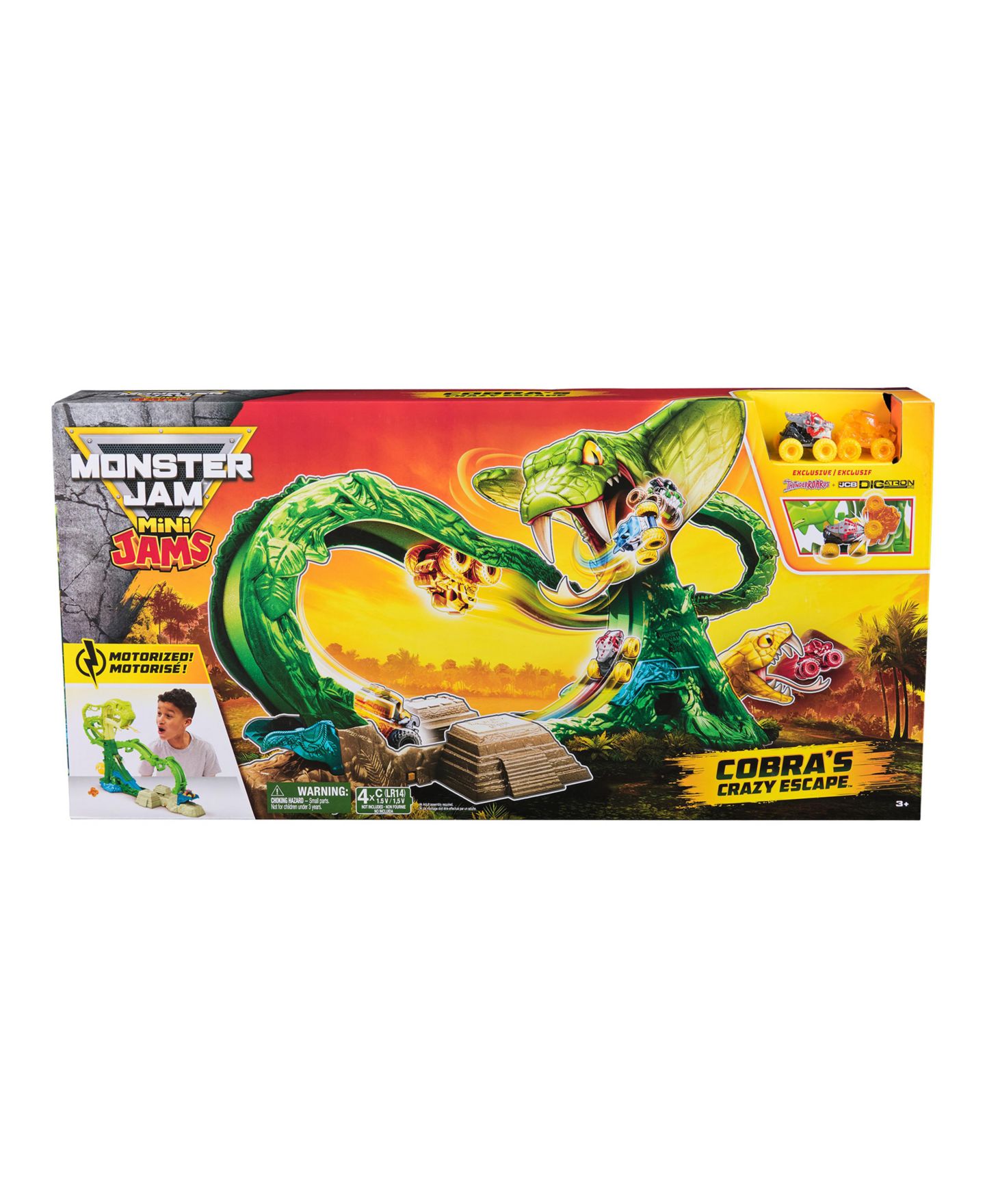 Детский игровой набор Monster Jam Cobra's Crazy Escape Playset — фото 6