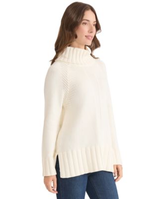 Women's Raglan Sleeve Funnel Neck Sweater