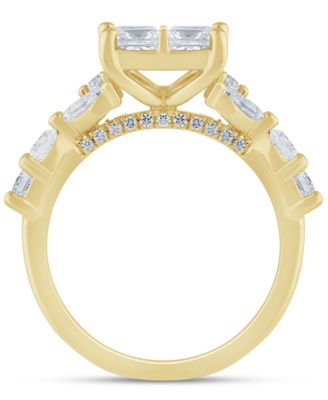 Diamond Engagement Ring (3 ct. t.w.) in 14k Yellow Gold