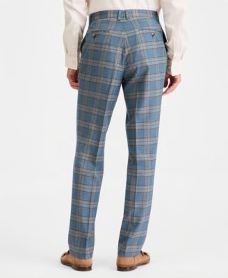 Men's Classic-Fit Plaid Suit Separate Pants