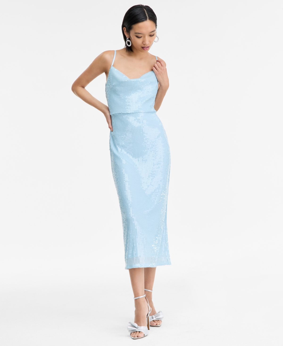 I.n.c. International Concepts Women's Sleeveless Sequin Dress, Macy's Exclusive