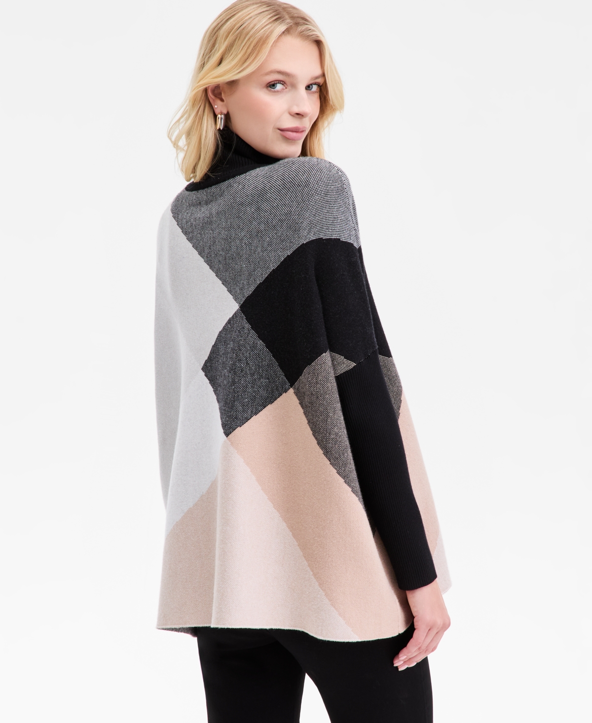 Jones New York Women's T-Neck Long Sleeve Pull-On Sweater