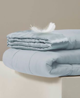 Windom Lightweight Down Alternative Satin Trim Blanket, Full/Queen