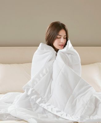 Windom Lightweight Down Alternative Satin Trim Blanket, Full/Queen