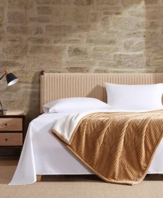 Mountain Valley Ribbed Plush Heated Throw, 70" x 50"