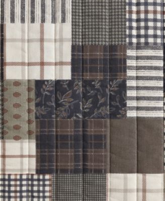 Antique Cotton Reversible 2-Pc. Quilt Set, Twin