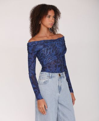 Women's Off-The-Shoulder Bodysuit Top