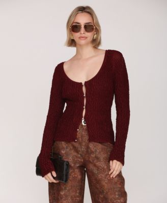 Women's Scoop Neck Cardigan