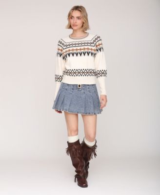 Women's Balloon Sleeves Sweater