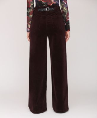 Women's Corduroy Wide Leg Trousers