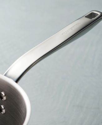 Tempo Tri-Ply Base Stainless Steel 4-Quart Sauce Pan with Glass Lid