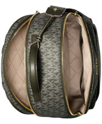 Michael Kors Sable Large Printed Signature Logo Backpack