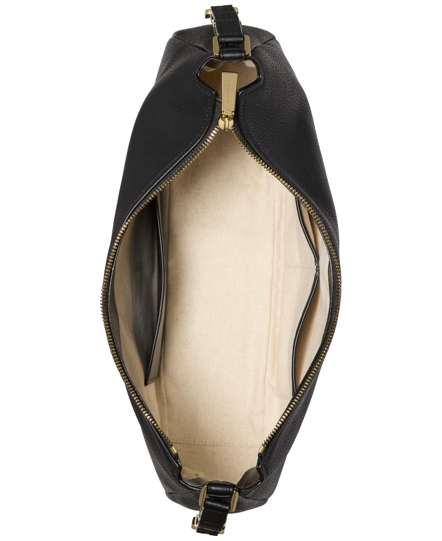 Женская сумка Michael Kors Nolita Medium Pebbled Leather Shoulder, цвет: Чёрный — фото 3