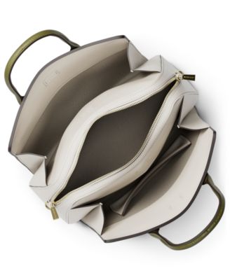 Michael Kors Women's Laila Medium Color-Block Leather Satchel Bag