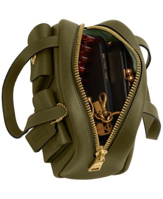 Originals Twin Turnlock Small Waxed Leather Shoulder Bag 20