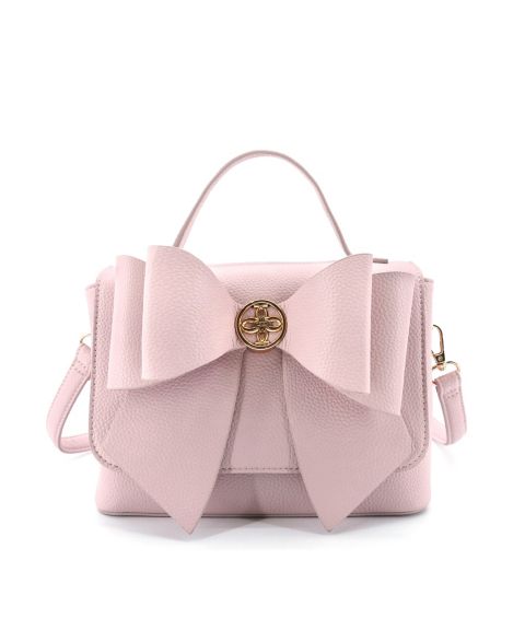 Женская сумка LIKE DREAMS Double Bow Magnetic Crossbody, цвет: Пудровый