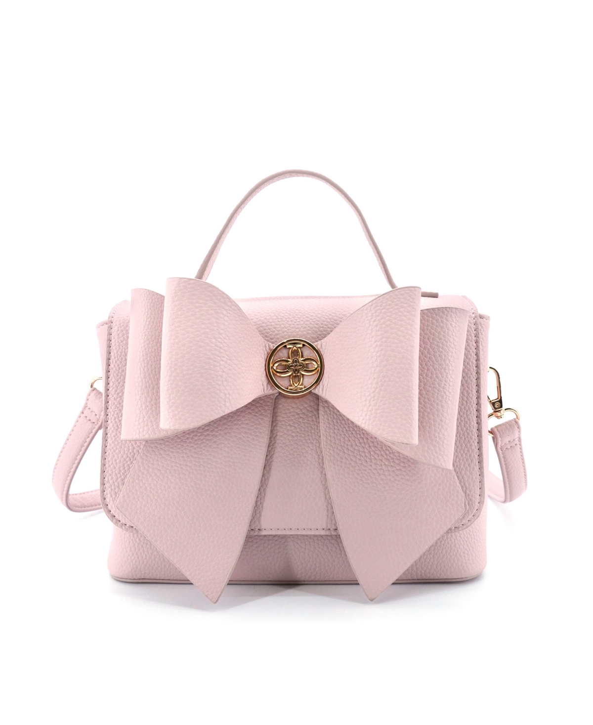 Like Dreams Double Bow Magnetic Crossbody Bag In Pink