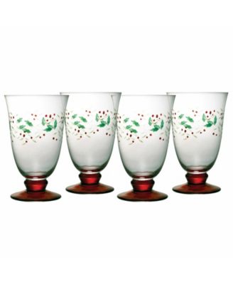 Winterberry - Pfaltzgraff Set of 4  Water Goblets