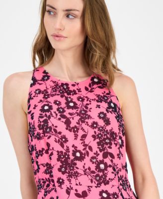 Women's Floral Sleeveless Maxi Dress