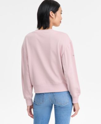 Women's Embellished French Terry Sweatshirt, Macy's Exclusive