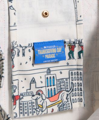 Thanksgiving Day Parade 2025 NYC Scenic Canvas Tote, Macy's Exclusive