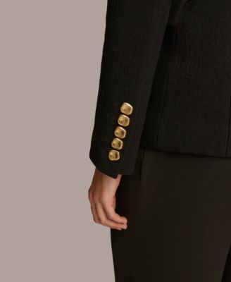 Women's Double Breasted Buttoned Blazer