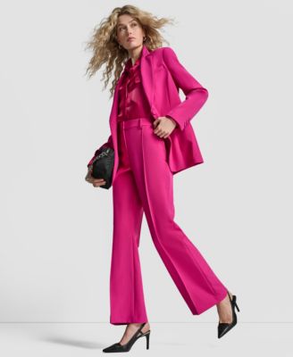 Women's Collared One-Button Blazer