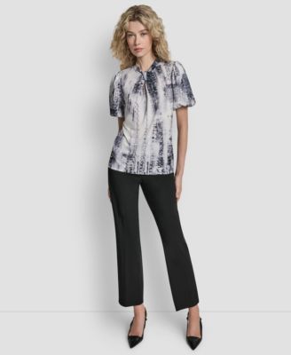 Women's Bell Sleeve Printed Top