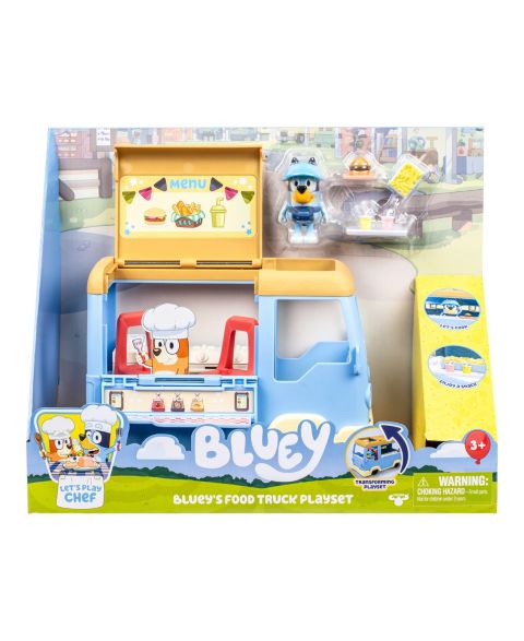 Детский игровой набор Bluey Food Truck Transforming 7-Piece Playset, Ages 3+