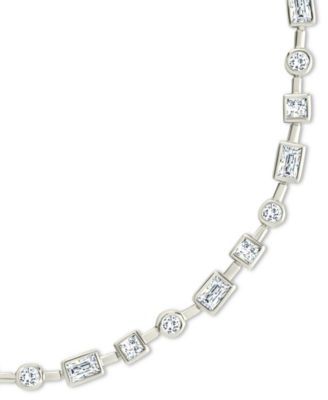 Camden Cubic Zirconia Staggered Tennis Bracelet
