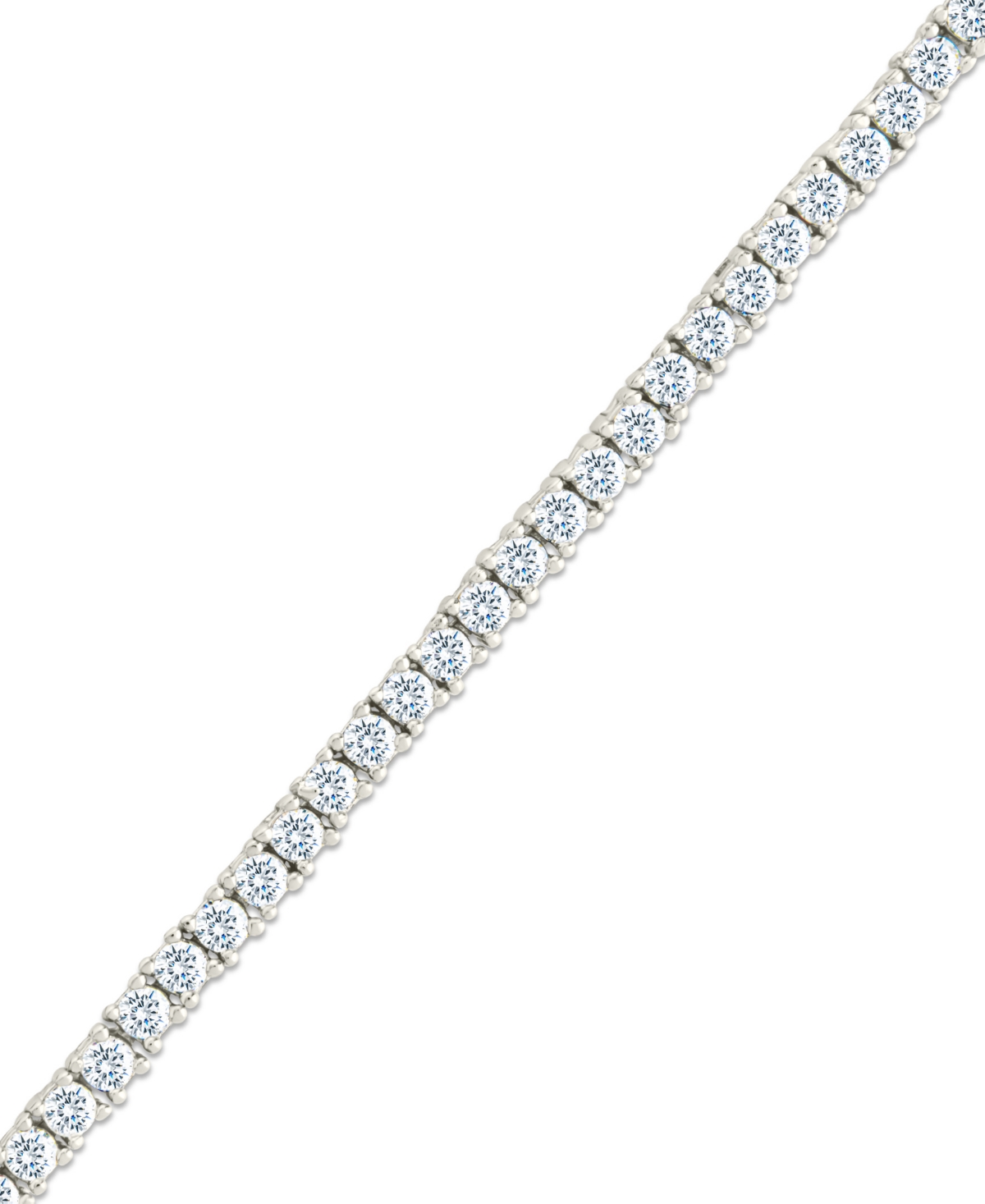 Sterling Forever Mirabell Cubic Zirconia Tennis Bracelet In Silver