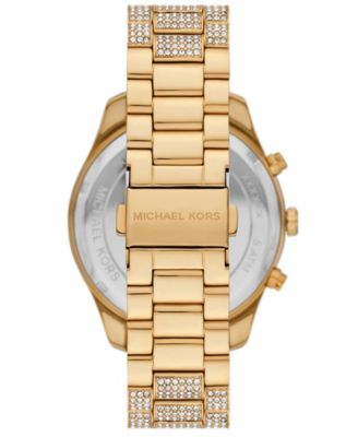 Women's Lexington Chronograph Gold-Tone Stainless Steel Watch, 42mm