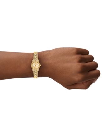 Women's Lexington Three-Hand Gold-Tone Stainless Steel Watch, 19mm