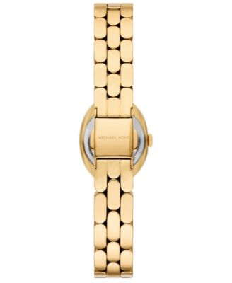 Women's Maude Three-Hand Gold-Tone Stainless Steel Watch, 21mm