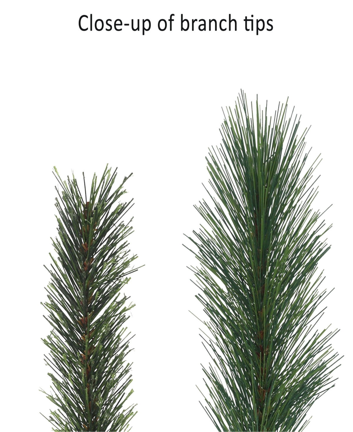Puleo 7.5' Slim Teton Pine Artificial Christmas Tree In Green