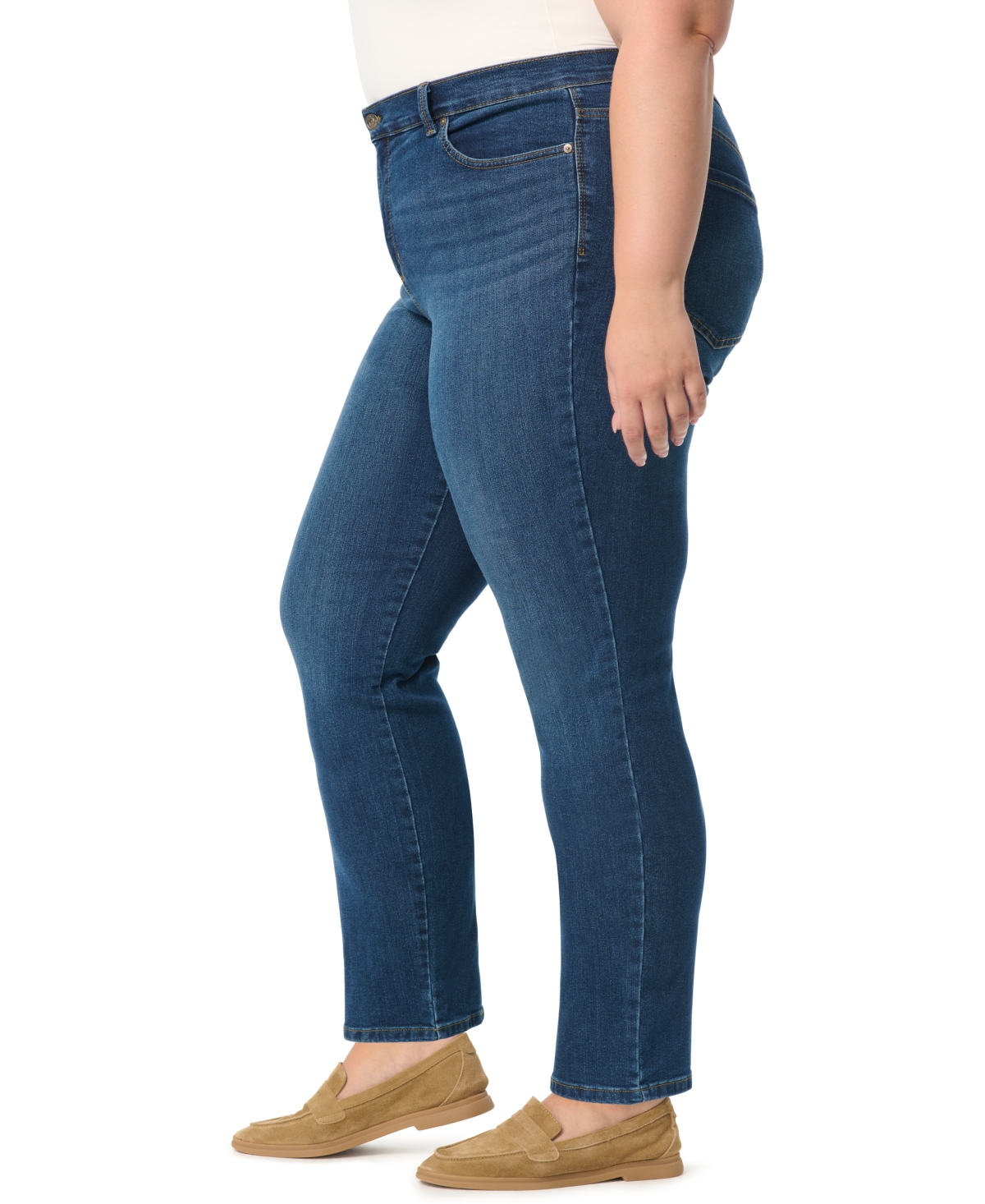 Gloria Vanderbilt Plus Size Amanda Jeans In Blue