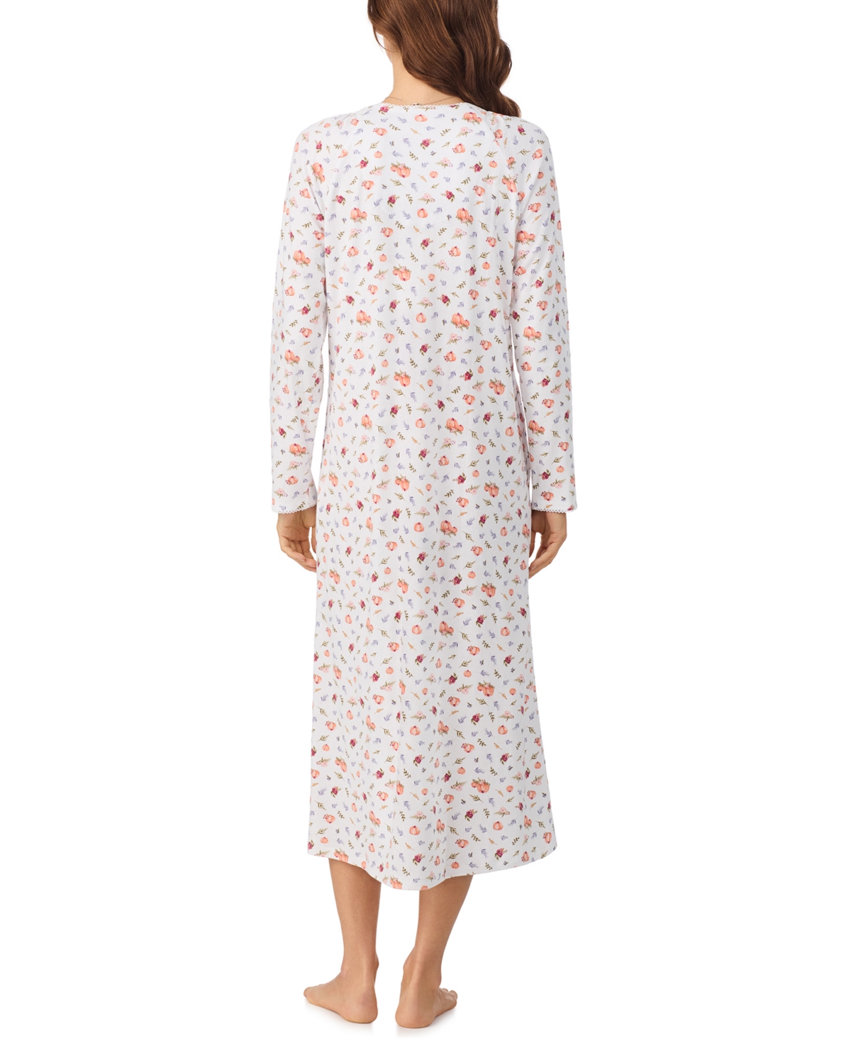 Eileen West Women's Long Sleeve Nightgown In White