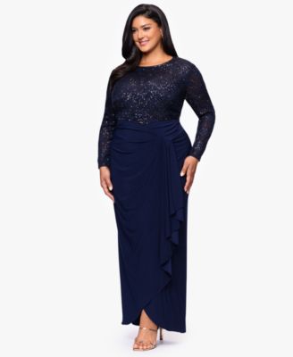 Plus Size Wrap Skirt Dress
