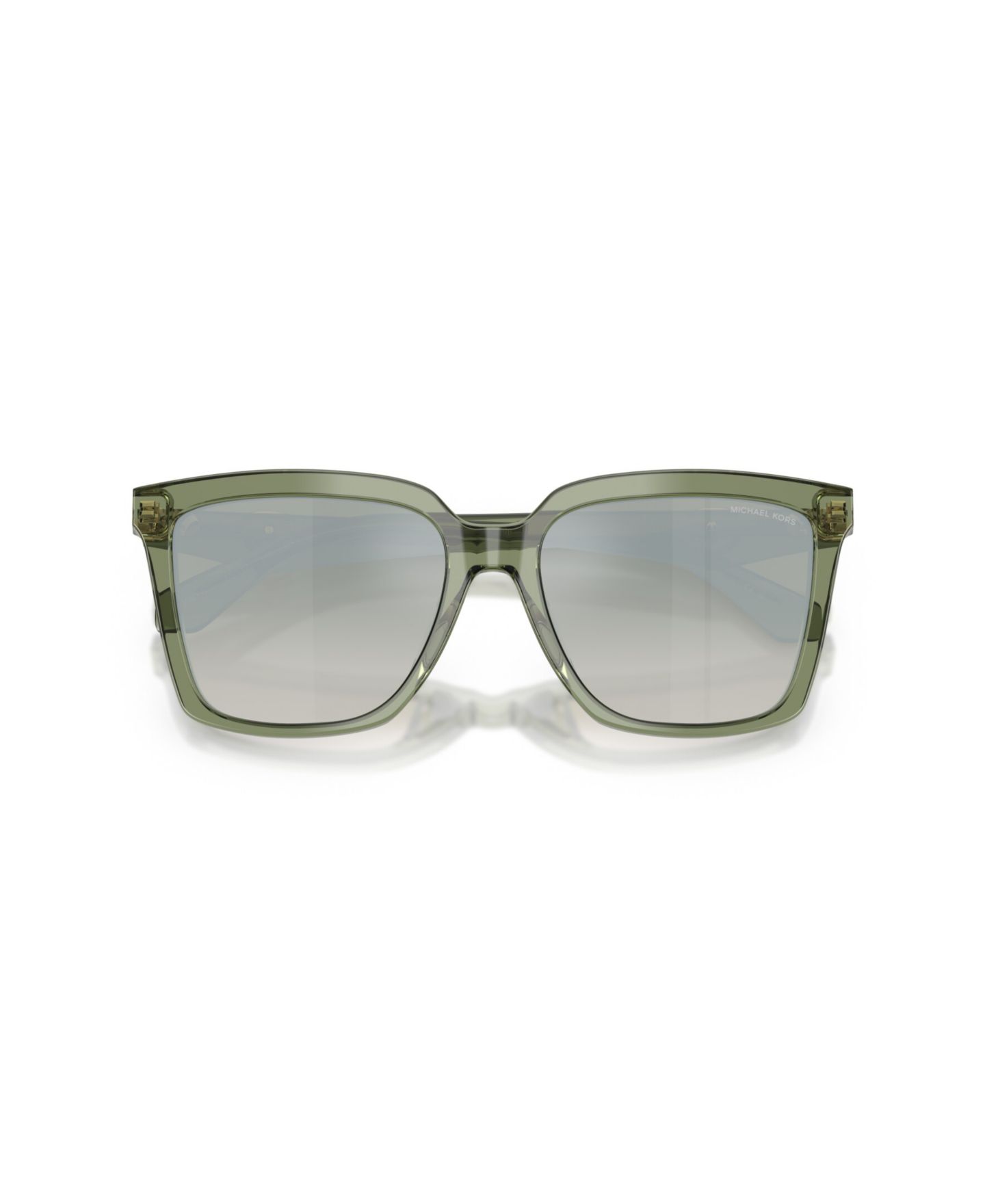 Женские солнцезащитные очки Michael Kors Sunglasses, MK2256U, цвет: Зелёный прозрачный — фото 5