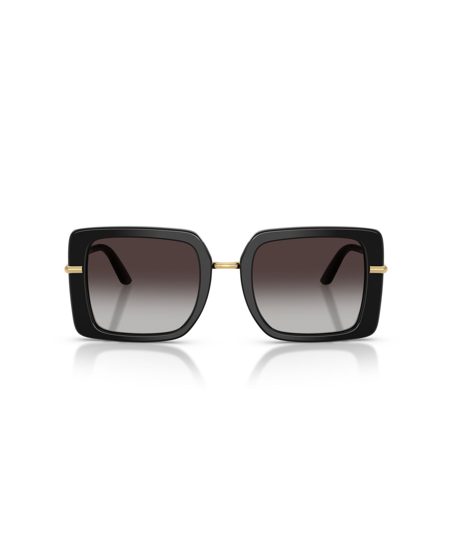 Женские солнцезащитные очки Dolce&Gabbana Square Sunglasses, DG4491, цвет: Чёрный — фото 2