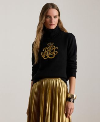 Lauren Ralph Lauren - Women's Logo Detail Turtle Neck Sweater