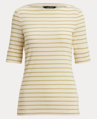 Women's Striped Boatneck T-shirt