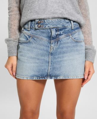 GUESS - Women's Nani Denim Mini Skirt