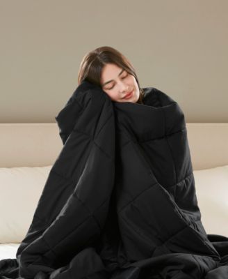 Windom Lightweight Down Alternative Satin Trim Blanket, King