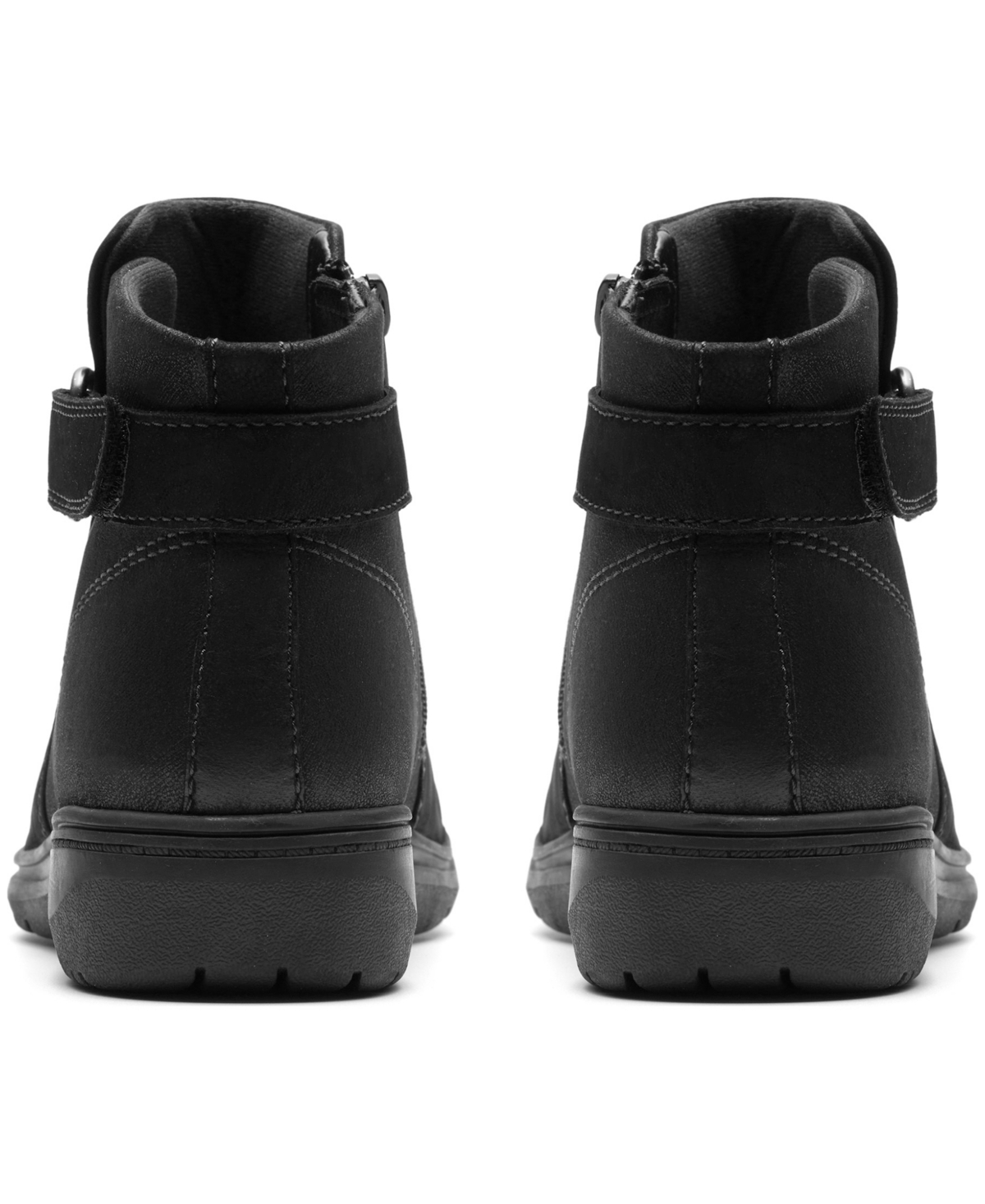 Clarks Collection Women's Carleigh Drift Wedge Booties In Black