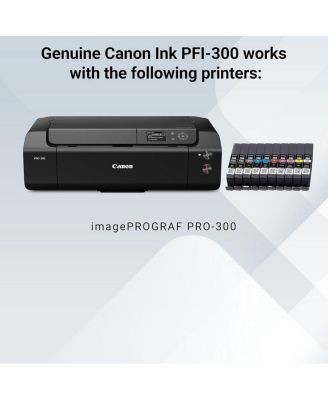 2 Pack PFI-300 14.4ml 10 Color Ink Pack