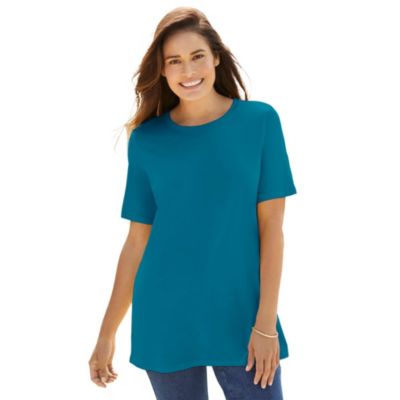 Plus Size Within Perfect Short-Sleeve CrewneckTee