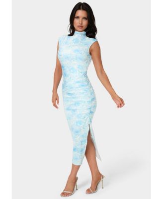 Women's Jersey Mock Neck Maxi Dress